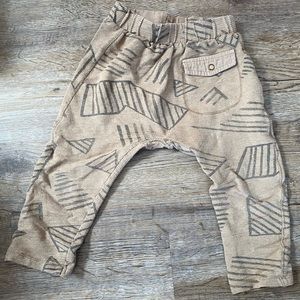 zara toddler geometric modern joggers